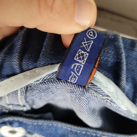 COPY RAW | denim sequin Donald Duck disney cropped cuffed jeans - Picture 9 of 11